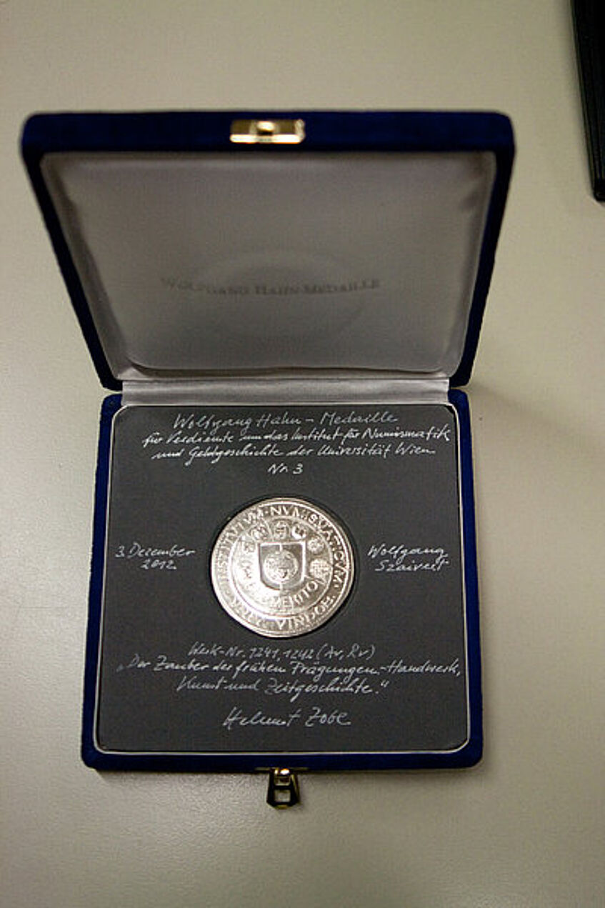 Wolfgang Hahn-Medaille Nr. 3